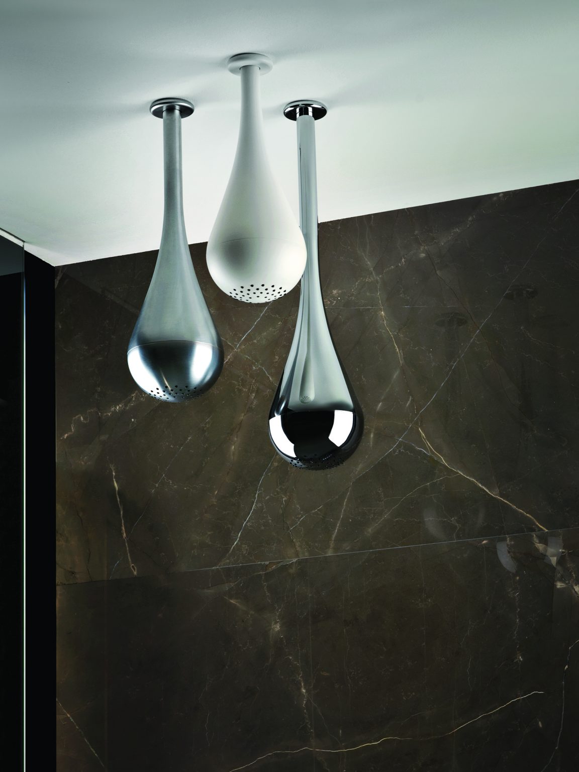 designová moderní koupelnová sprchová baterie hlavice Gessi Goccia