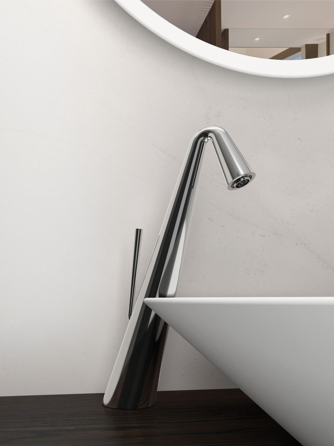 designová moderní koupelnová umyvadlová baterie GESSI